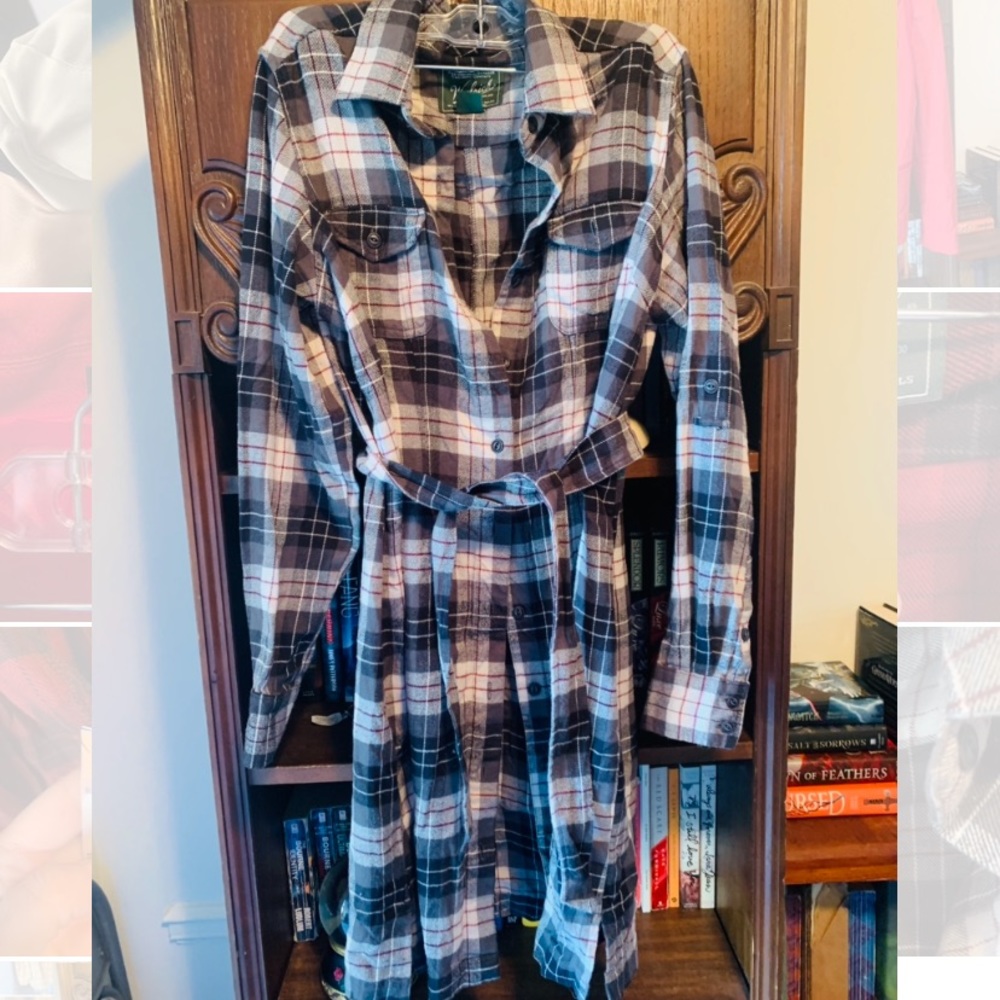 Woolrich plaid midi dress